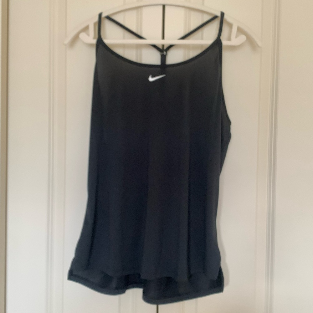 Nike Women's DRI FIT Black Tank Top